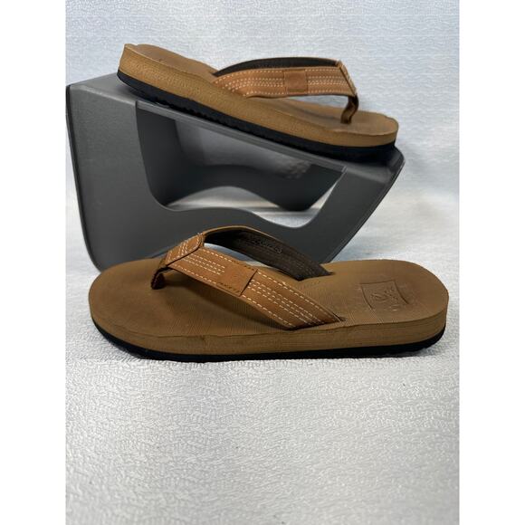 High Tide Tan flip-flops Boys 3 - Picture 1 of 6